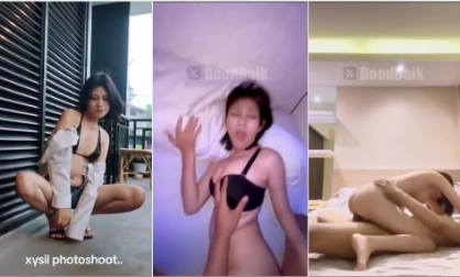 Abg Viral Model Cantik Selebgram Tiktok Xy.Sill Digenjot Brutal Top Trending Viral Indonesia